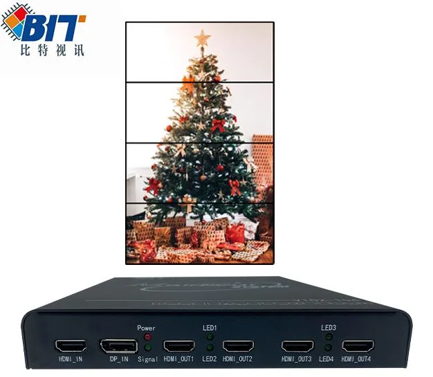 Suporte de qualidade estável Blend Projector 1X3 2X3 4X3 Hdm I Video wall Controller 3X3 1X3 Controlador de vídeo de melhor custo para a parede de vídeo