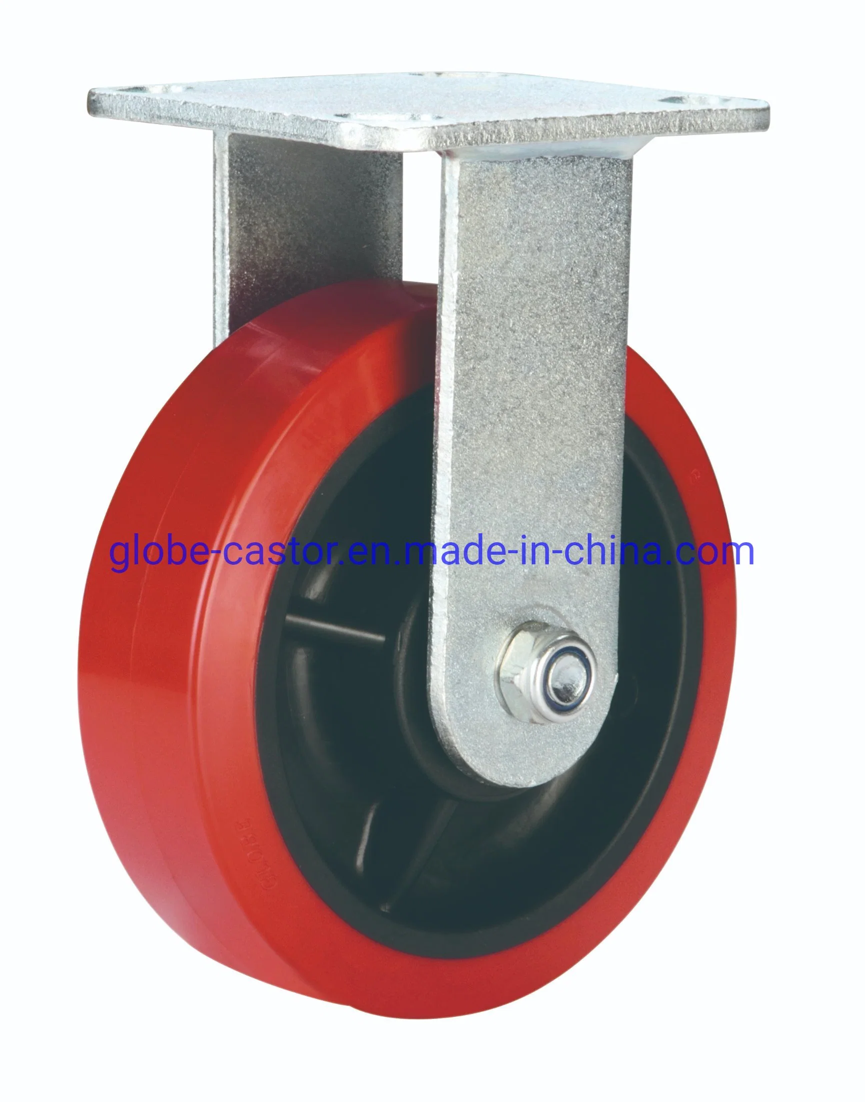 Medium Heavy Duty 4-8 Inch Caster Wheel PU/ Nylon/ Rubber Material