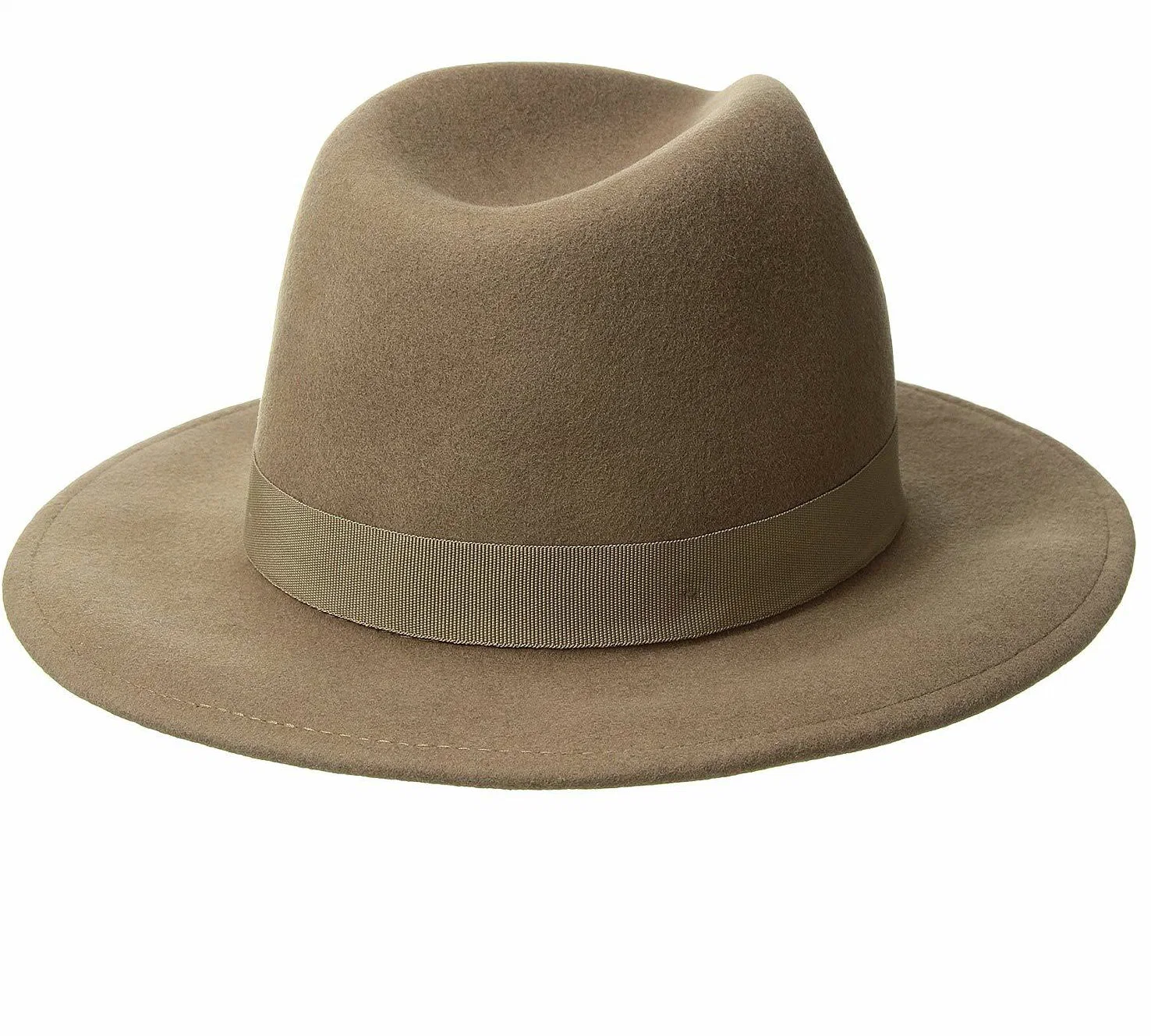 Mayorista/Proveedor Mayorista/Proveedor personalizados Unisex clásica Juzz ajustable Fedora en blanco 100% Lana Sombrero de fieltro normal