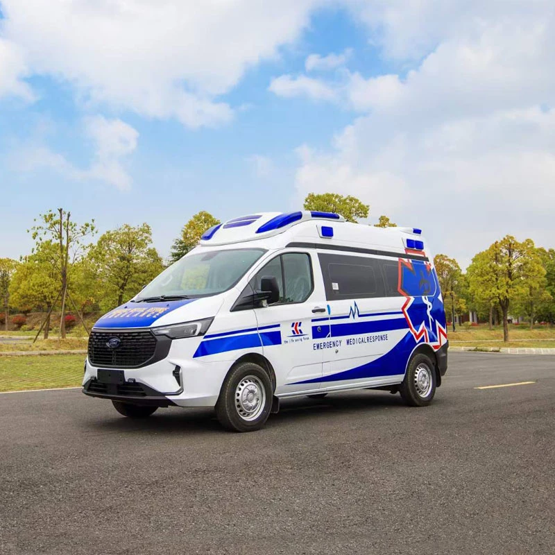 La presión negativa ambulancia Ford con instalaciones completamente equipadas de Ambulancias 120