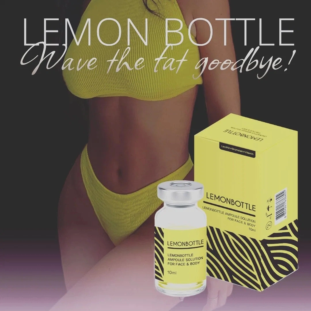 Лимонная бутылка Лучшее растворение жира и потеря веса безопасно И эффективный Kabelline Lipo Lab V-Line Aquelyx Laennec placenta Neuramis Юйре
