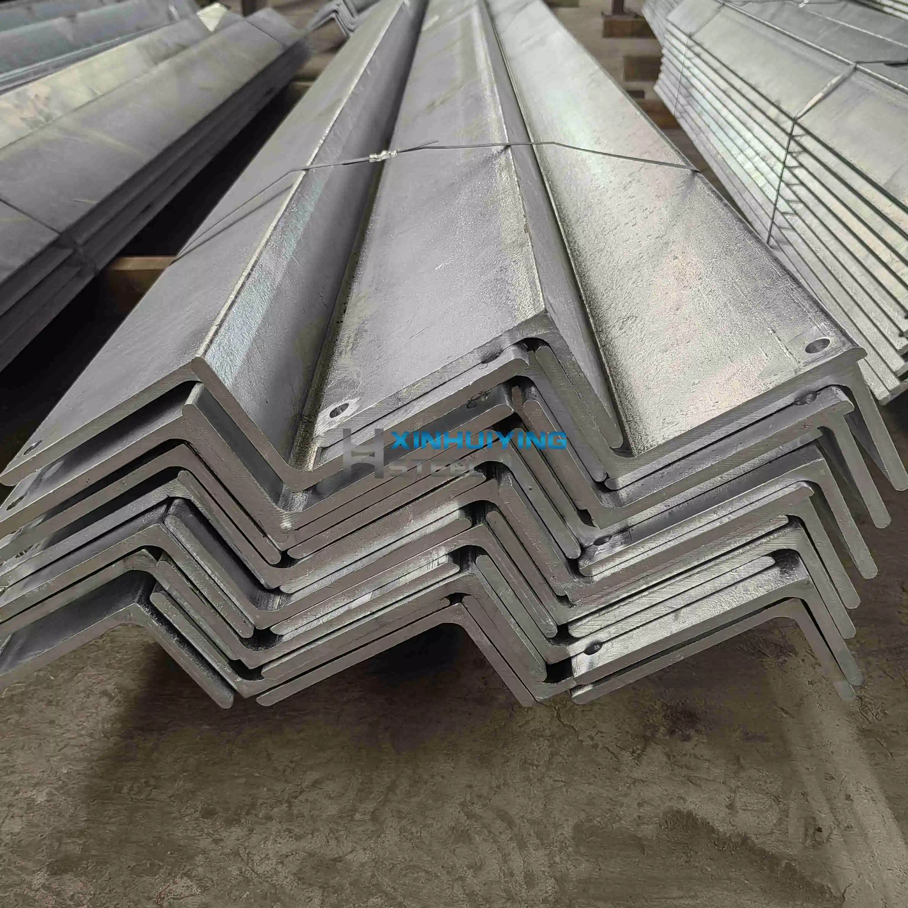 Hot Rolled Prefabricated Mild Carbon Galvanized Angle Steel Carbon Steel Angle