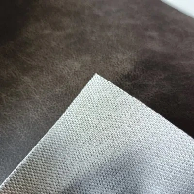 Mobiliário de PVC Artificial Têxteis Faux para vestuário de couro de PVC em relevo