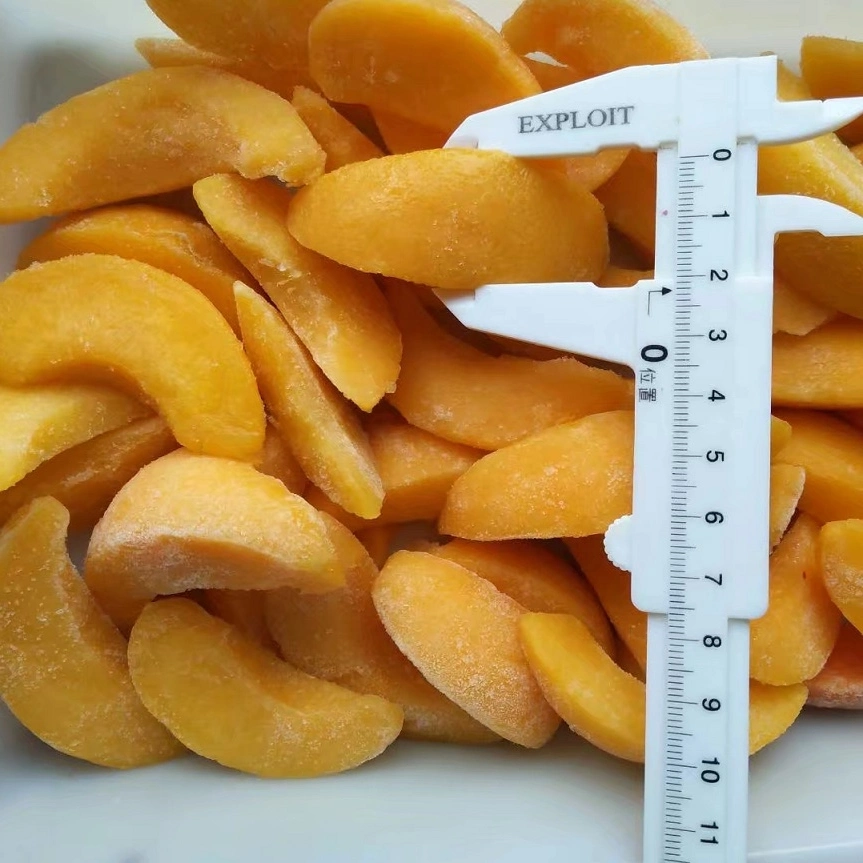 Nop EU Organic IQF Frozen Fruits Peach Halves, Dices, Slice From China