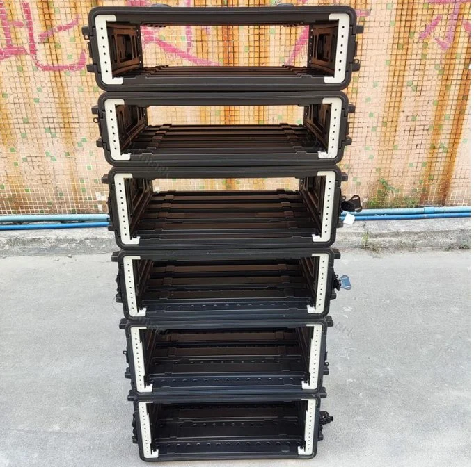 High quality/High cost performance  19inches 2u 3u 4u Flight Case for Stage Audio Equipment System Easy