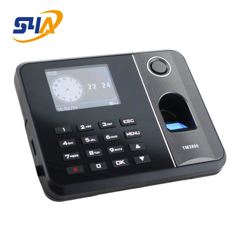 Employee 2.8 Inches Smart Time Attendance Machine USB Pen Driver Store Data Attendance Exports