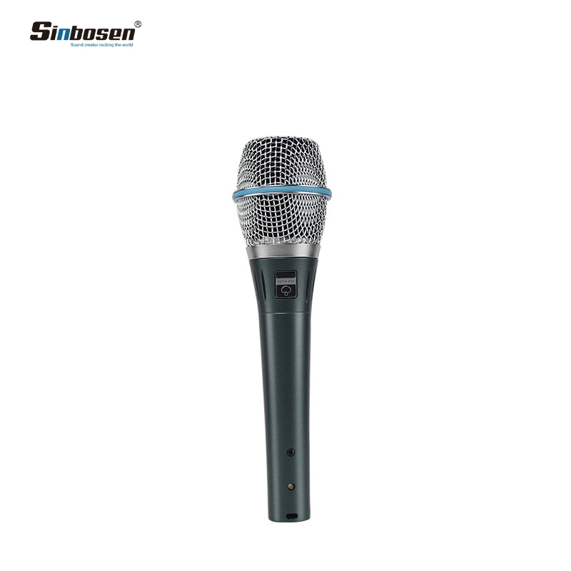 Sinbosen Professional Wired Handheld Microphone Beta87A Studio Microphone Condenser