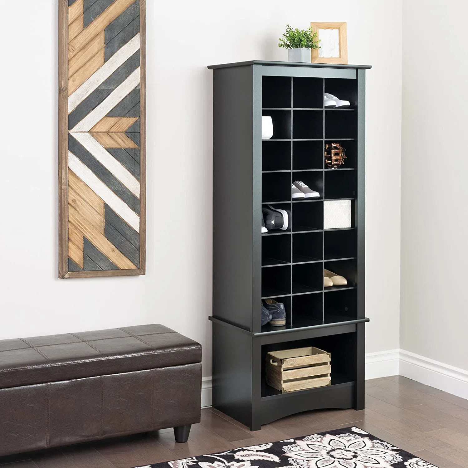 Nova Hallway and Bedroom Shoe Rack Cabinet Wooden Modern Furniture