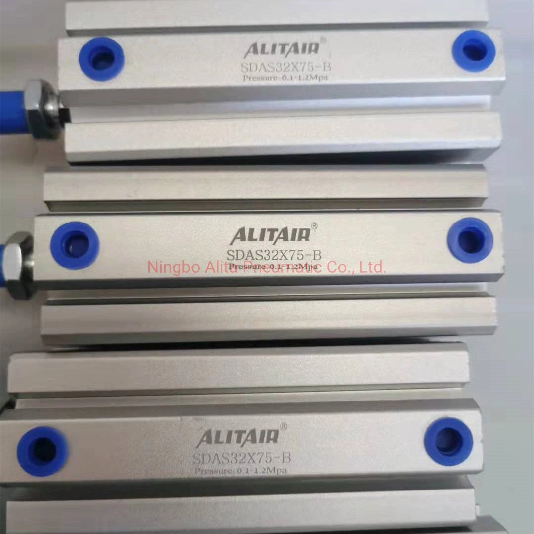 Alitair Pneumatic Sda Piston Type Double Acting Compact Air Cylinders