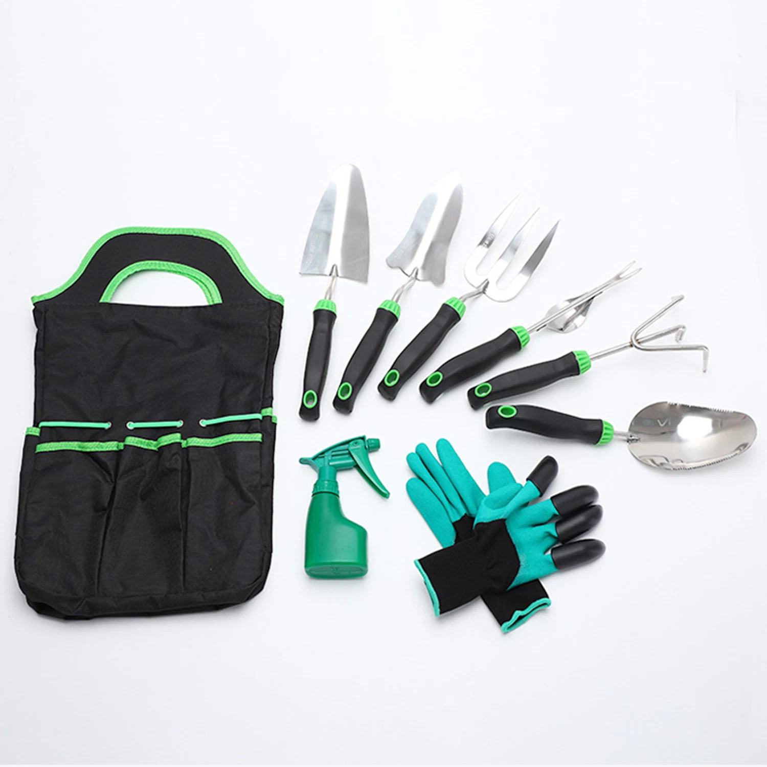 Garden Tool Set with Stainless Steel Trowel