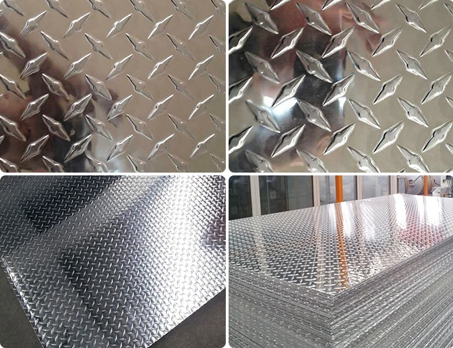 5052 6061 Aluminium Checkered Tread Plate Sheets for Floor Use