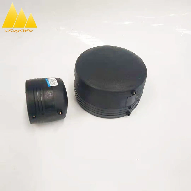 HDPE 110mm Electrofusion End Cap Plug Pipe Fittings Butt Weld Pipe Fitting Drainage for Water Supply and Gas Supply