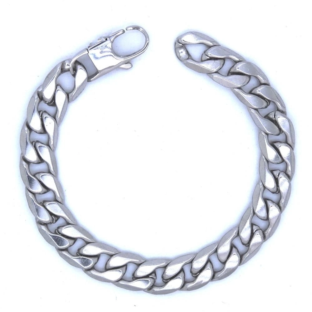 Stainless Steel Cuban Chain Bracelet Fashion Accessories