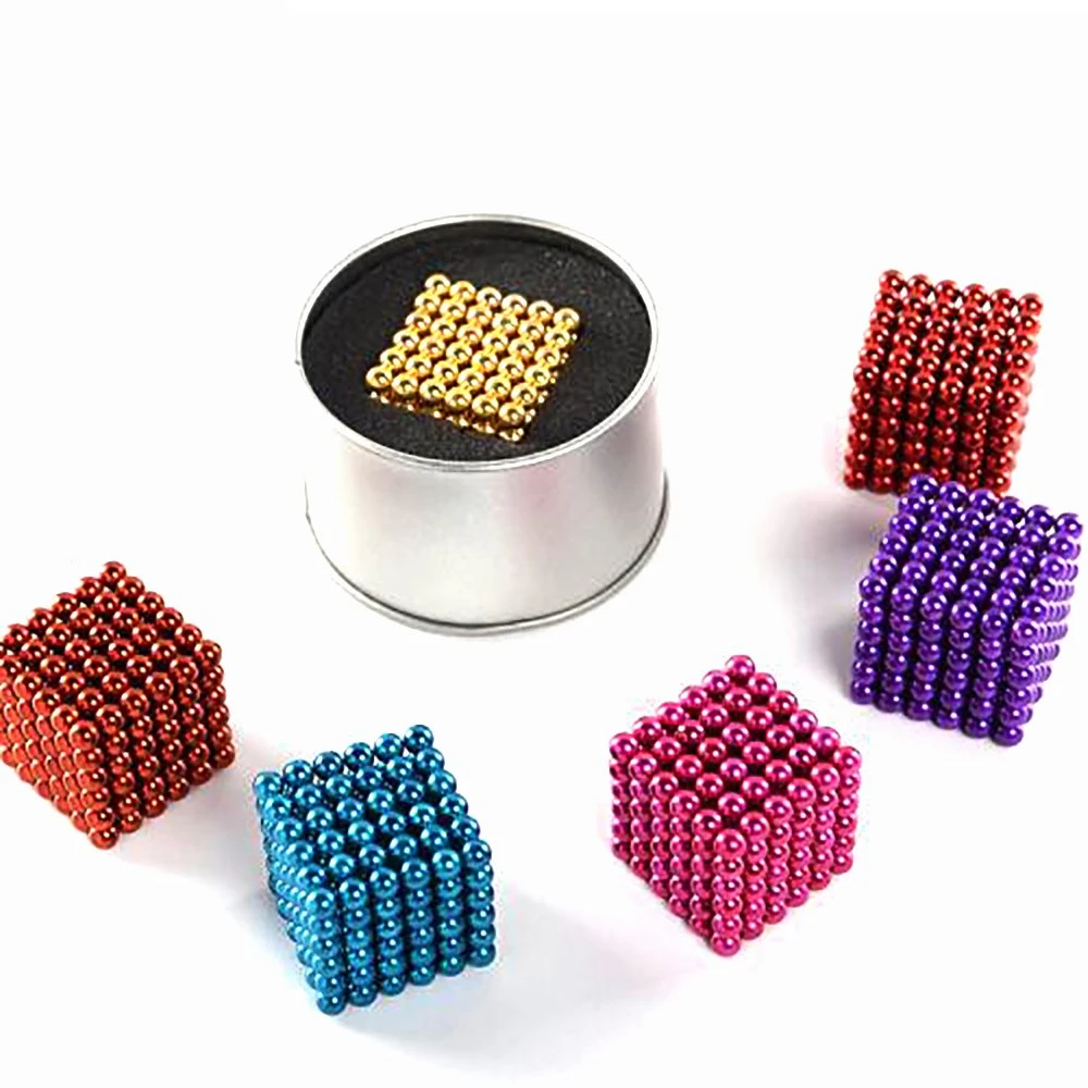 Magnetischer Kugeldurchmesser 3mm 5mm Neodym Neo Cube Magnet für Magnetisches Spielzeug