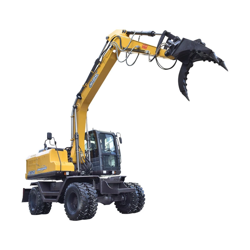 Jg Direct Sales Rocks Grabbing Machine Jg150sz Claw Excavators Stones Lifting Tongs Equipment