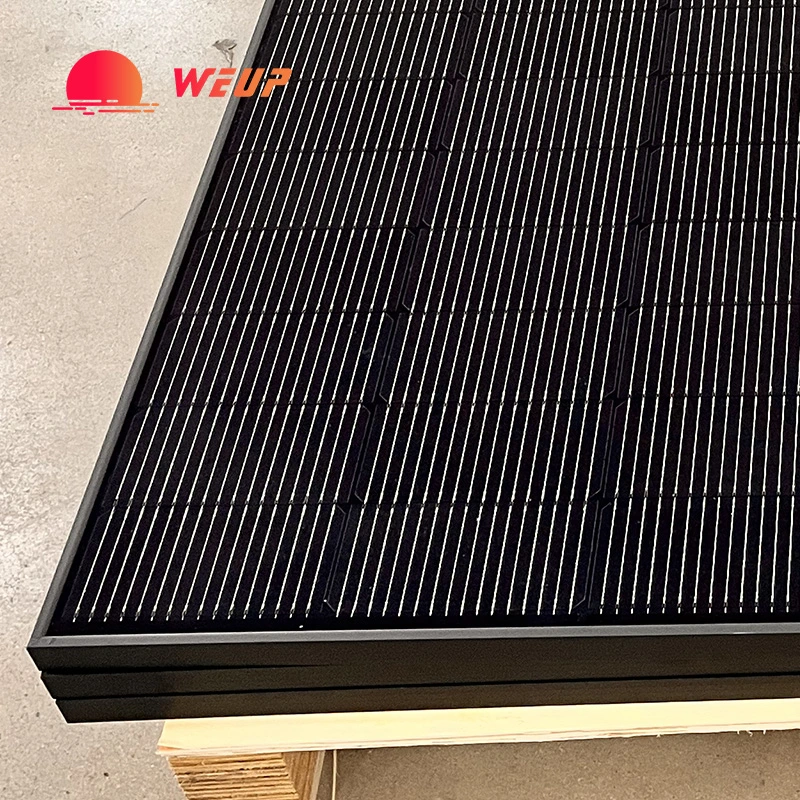 Monocrystalline N Type 440W 450W All Black Solar Panel for Home Installation