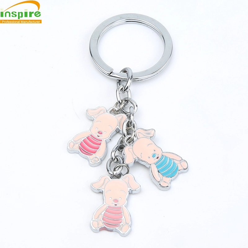 Promotion Souvenir Gift Free Samples Custom Wholesale/Supplier Cartoon Metal Key Chain