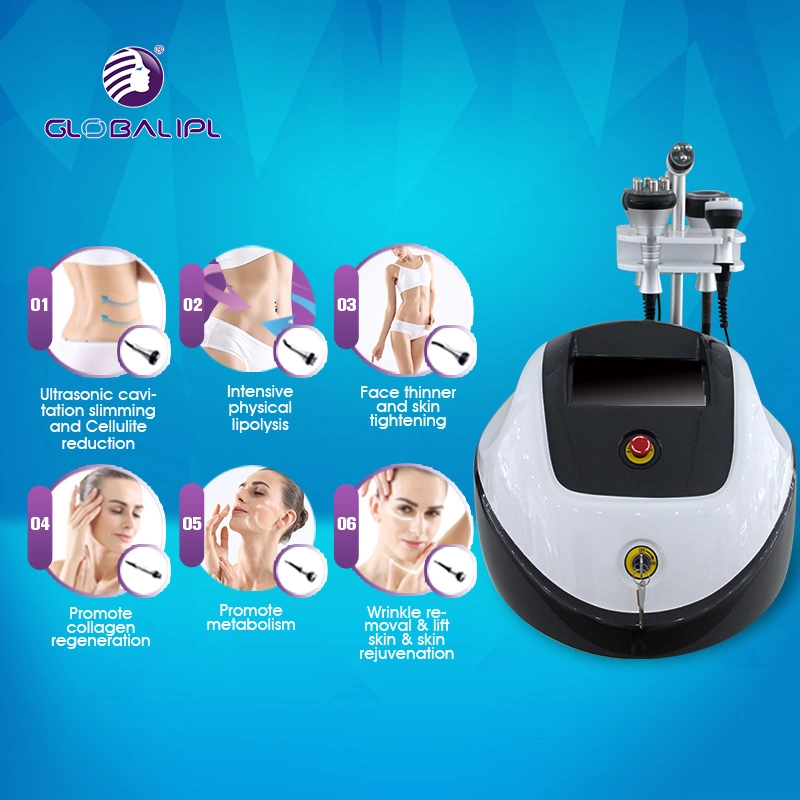 Effective Fat Reduce Vacuum Fast Cavitation Slimming System with Radiofrequency Equipment