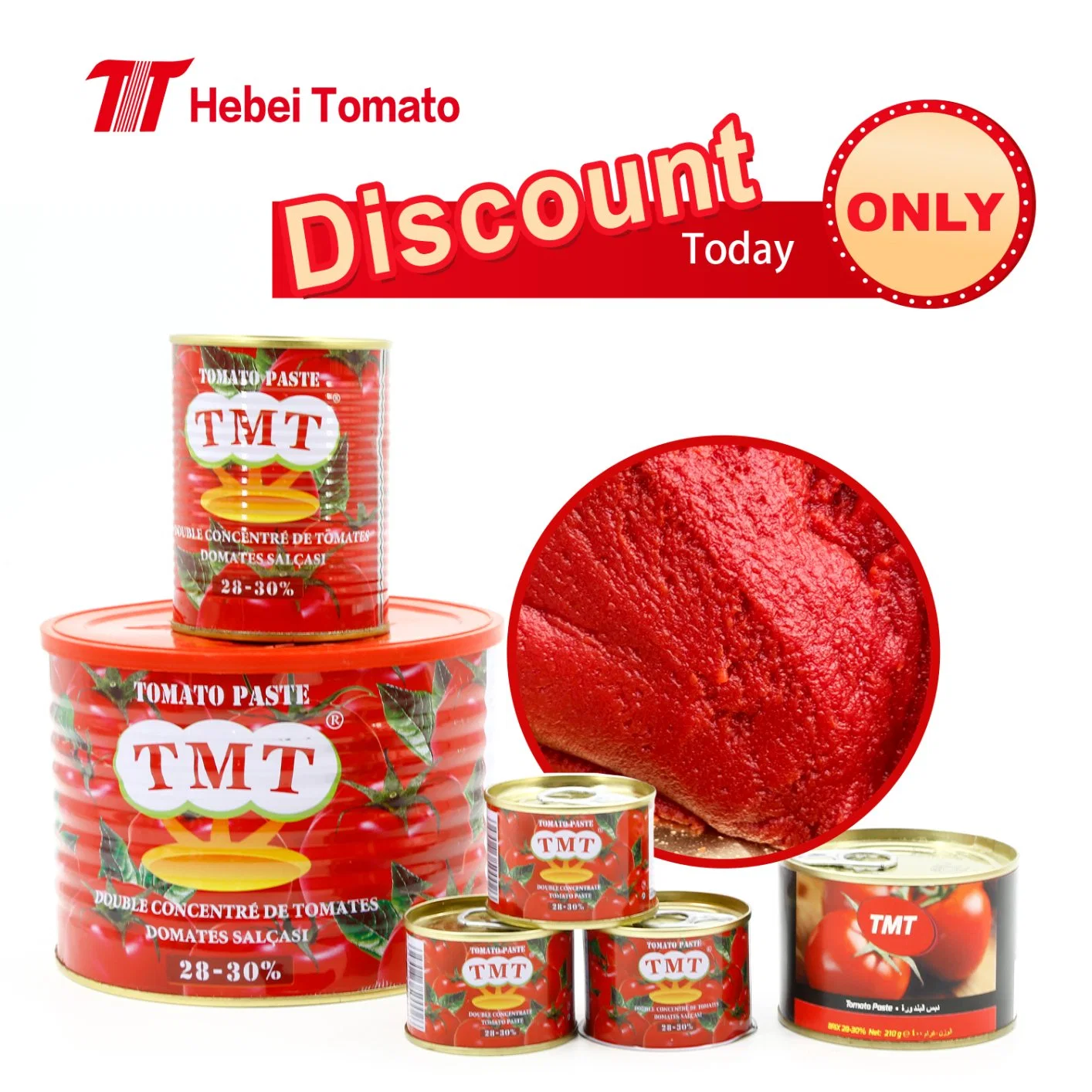 L'importation italien la pâte de tomate en conserve 70 g 850g Salsa