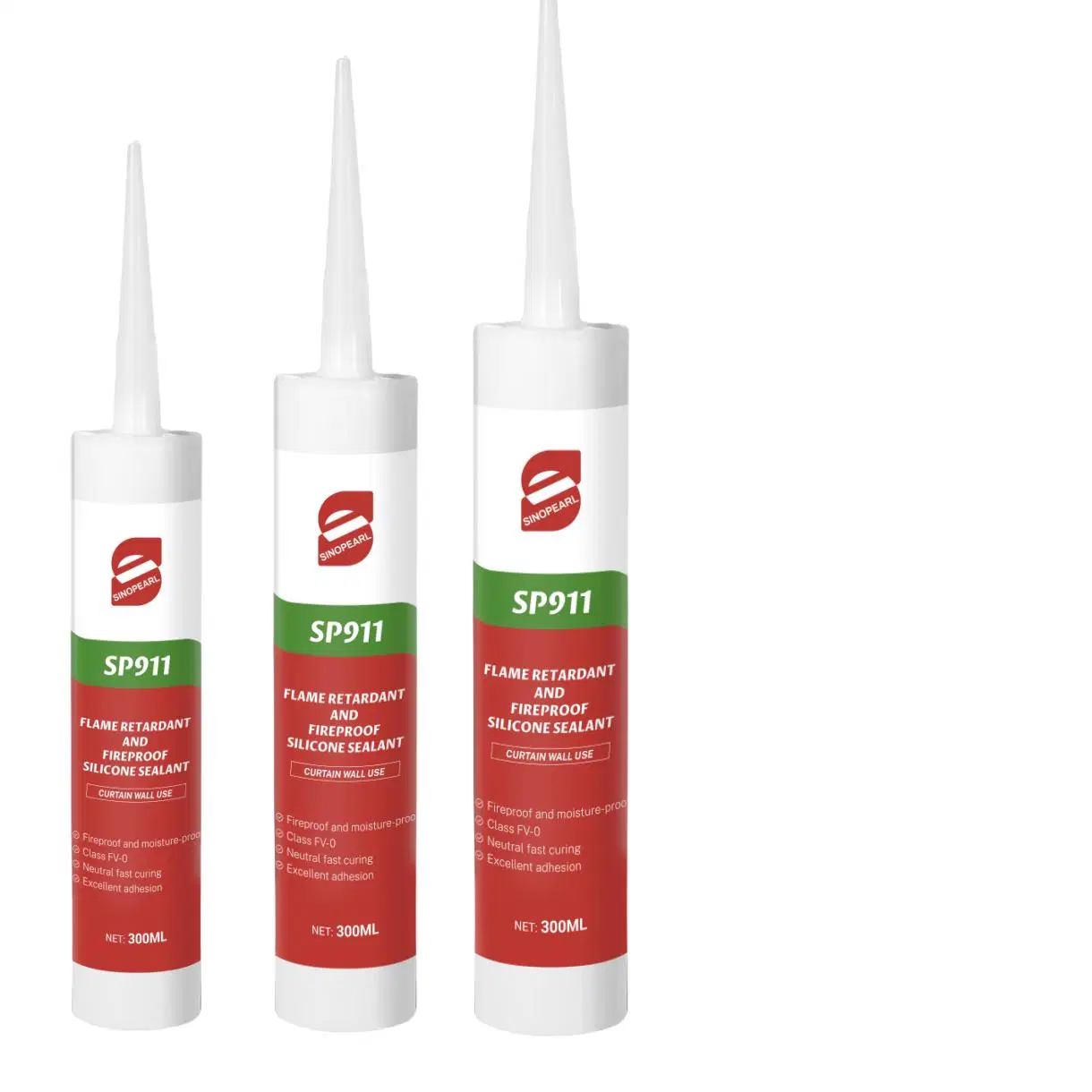 Sp911 Silicone Sealant Drying Fast and Strong Adhesive Fire Resistant Fireproof Silicone Sealant Window Glue
