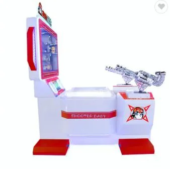 Twin Shooting Guns Machine Cute Baby Parent-Child Coin Game Machine Children's Video Game City Gifts out Twisted Eggs