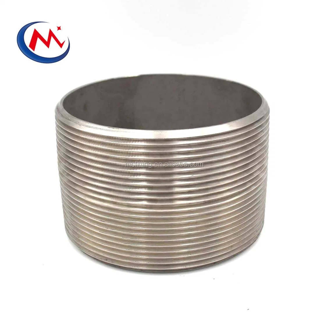 SS304/316 Male Bsp NPT Stainless Steel Close Nipples