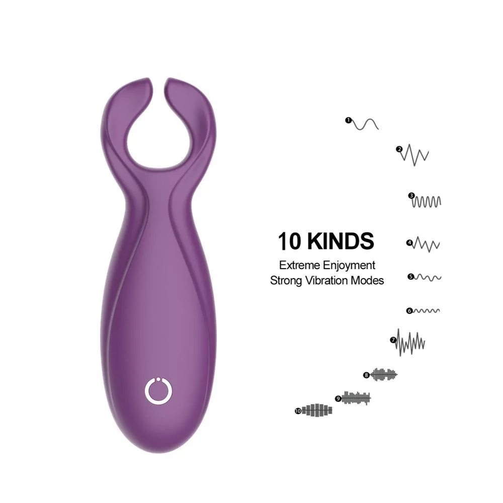 Hot Sale Vibrator Female Sex Massage Breast Clip Flirting Vibrator Clitoris to Stimulate The Breast Adult Products