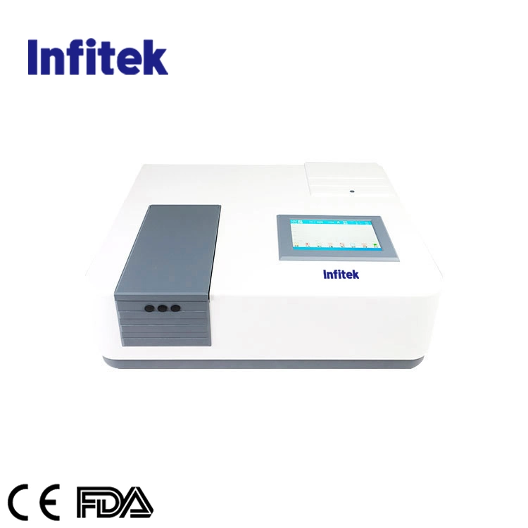 Infitek Double Beam UV-Visible Spectrophotometer with High Resolution High Stability with CE FDA