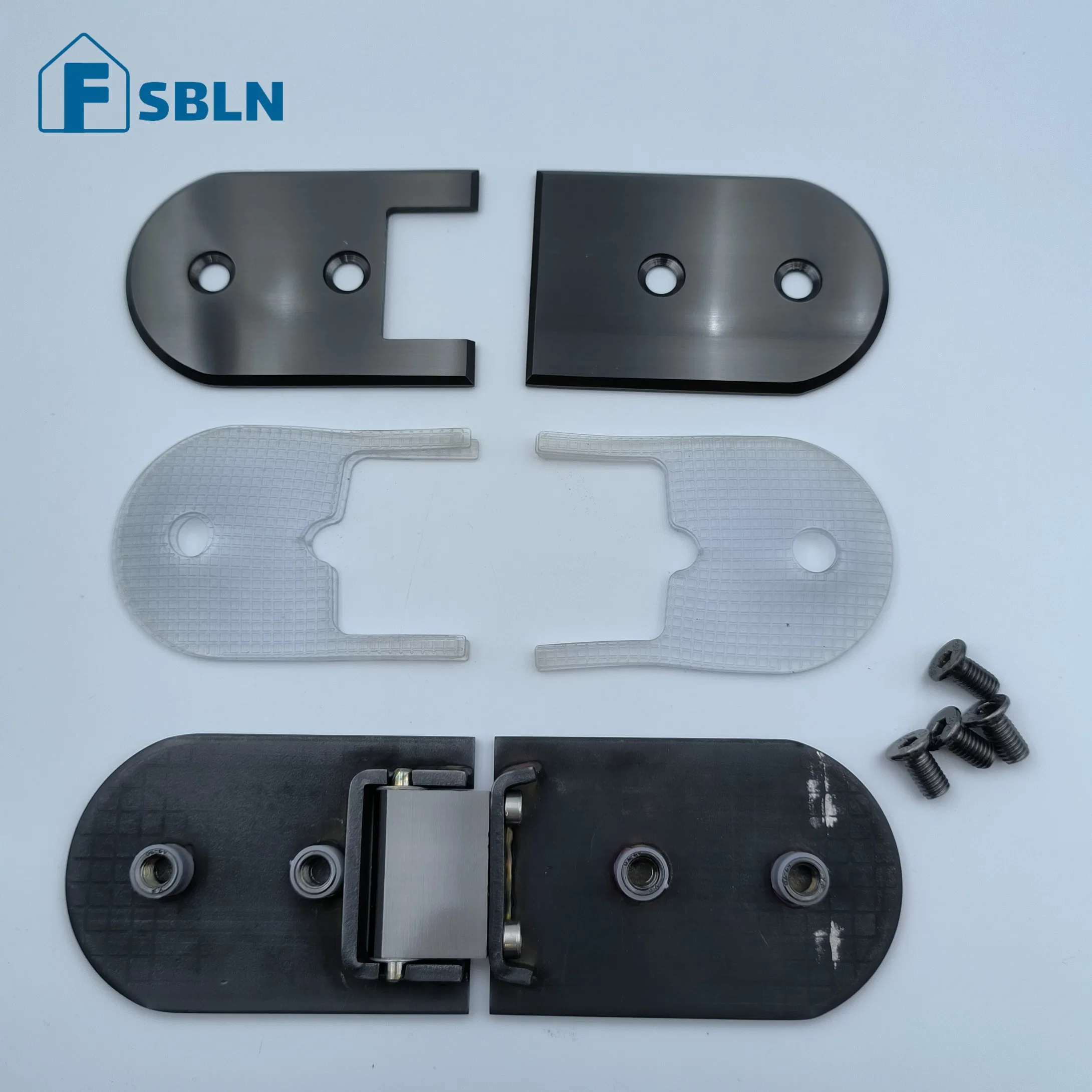 180 Degree Glass Door Hinge Set with Durable Hardware