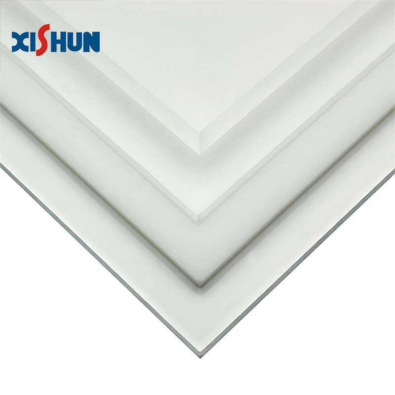 Xishun Hot Selling 100% Virgin Material 4X8 Perspex Acrylic Plastic Matte Board Plate 4mm White Frosted Acrylic Sheet Cast