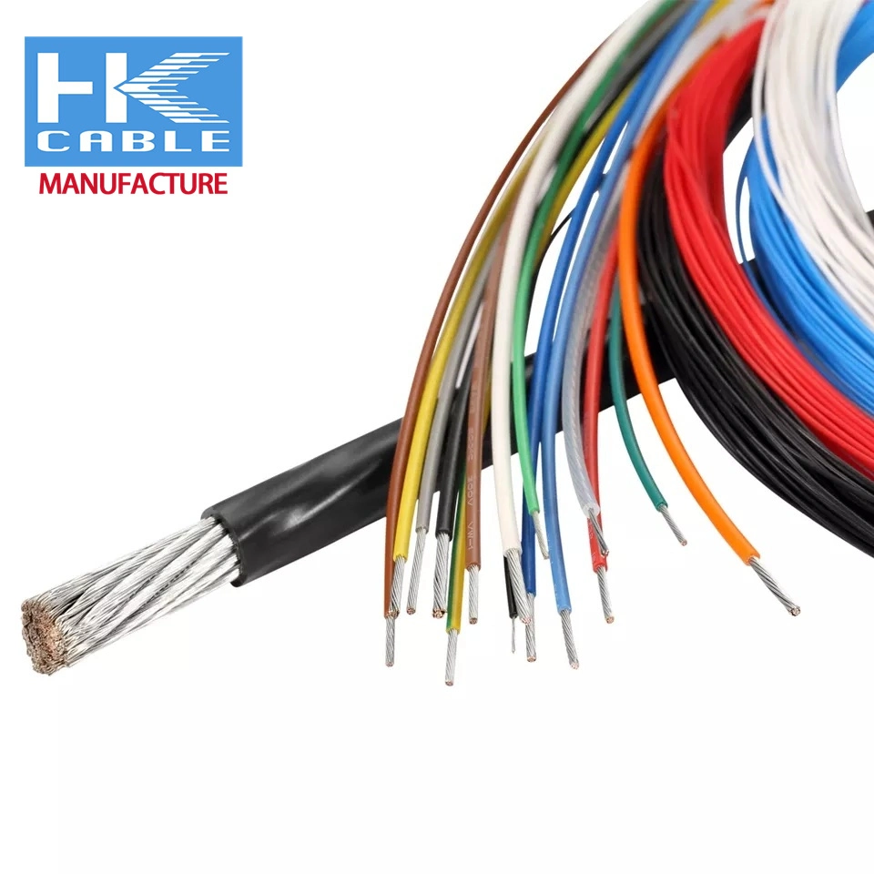 UL1569 Kabeldraht Kupferleiter Kabel mit PVC 1,1mm 1,3mm 1,6mm 1,8mm 2,1mm 4,3mm isolierter Draht 300V