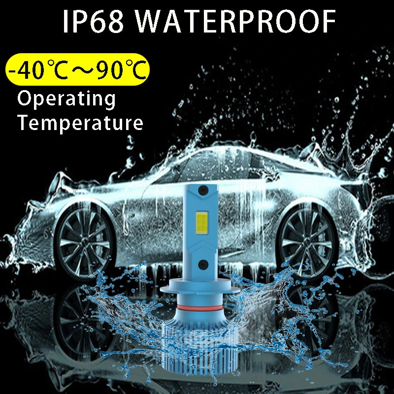 Hohe Helligkeit 10000lm 6000K 6500K LED Auto Scheinwerfer einfach zu Installieren des Turbolüfters