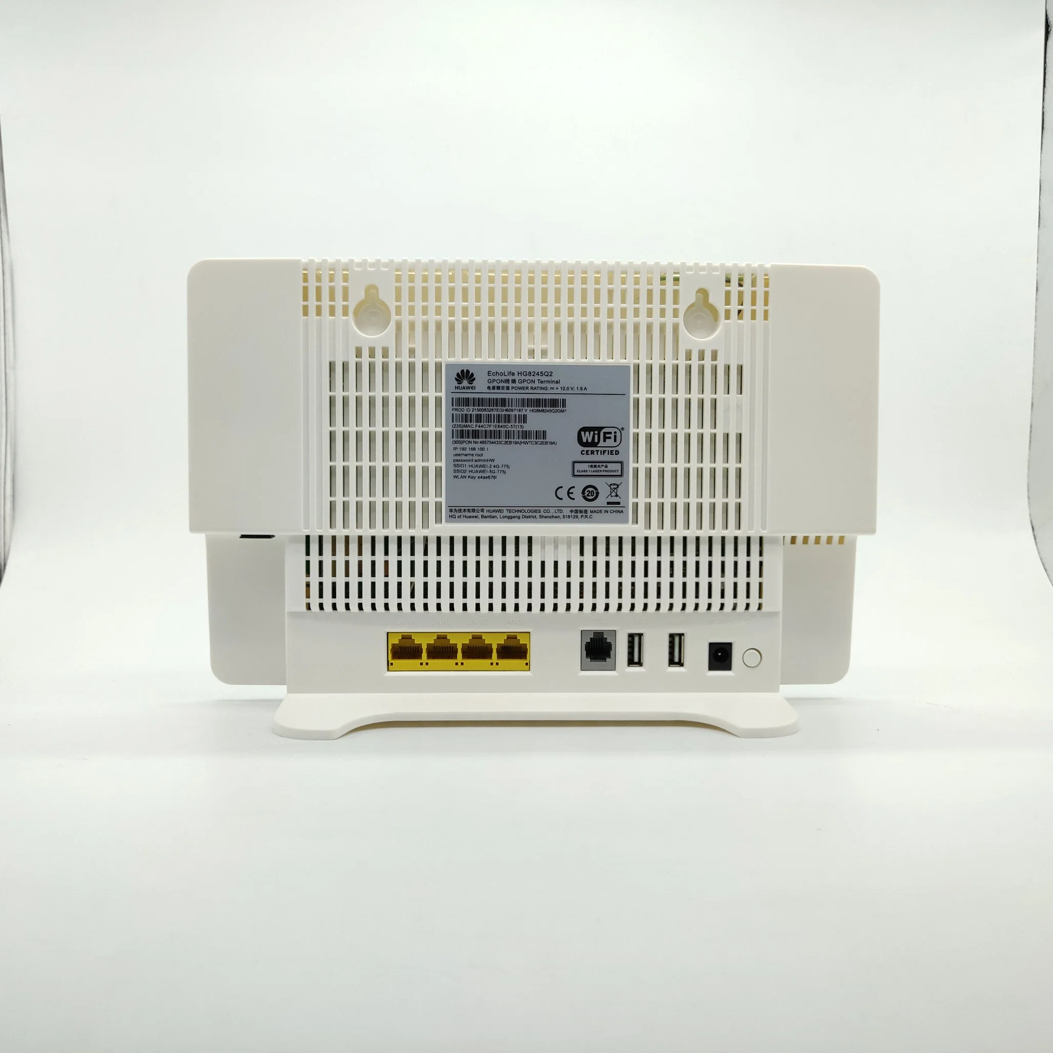 Hau Wei Hg8245q2 4GE módem ONU de router WiFi de doble banda Anatel Epon