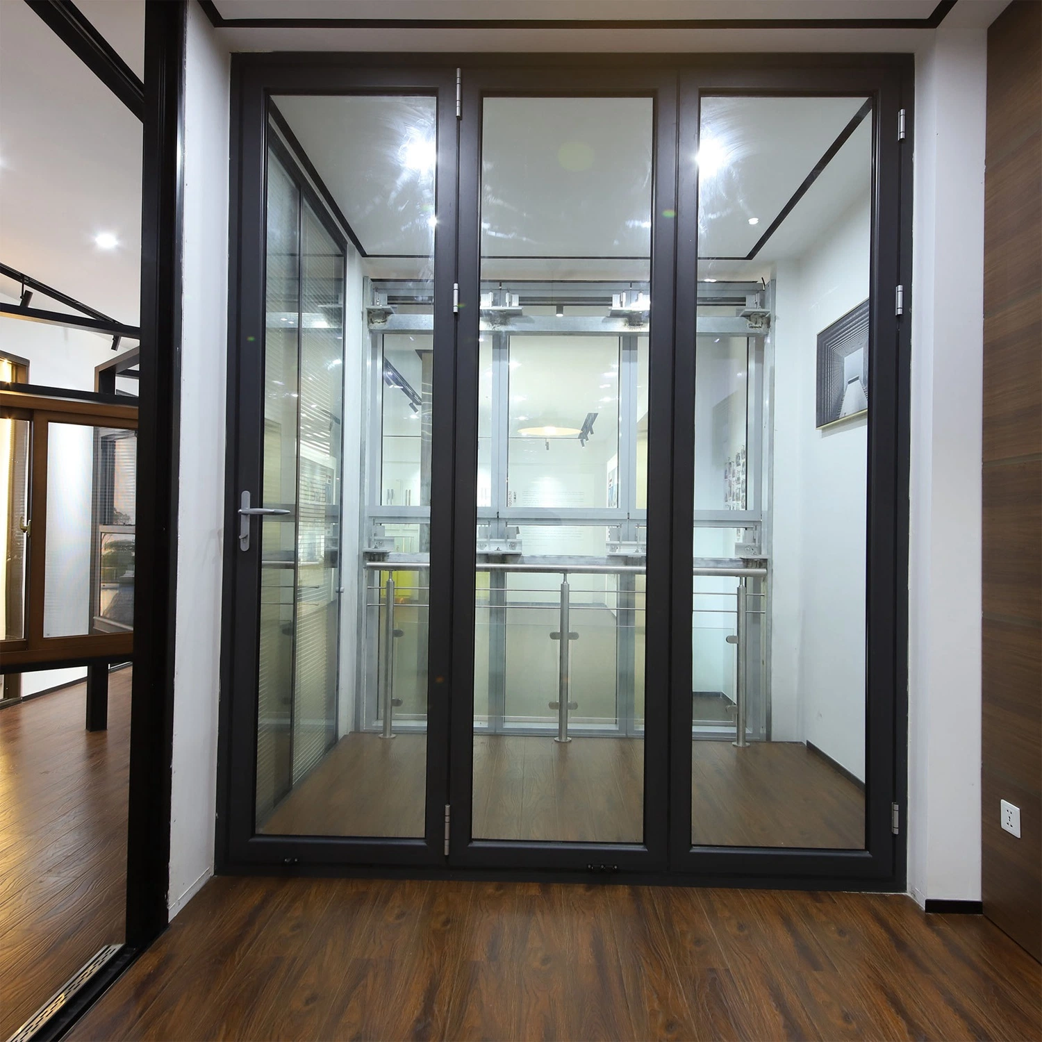 Exterior interior Casement elegante Puerta con pantalla de seguridad y simple/doble Ventana