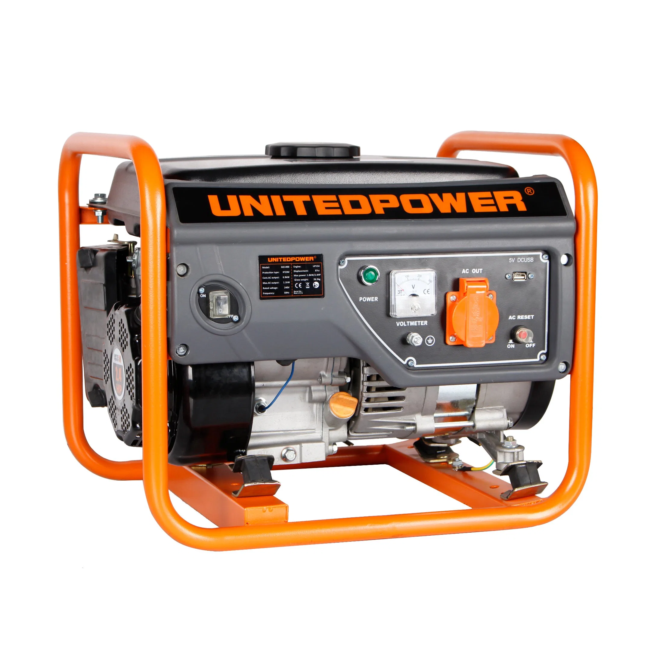 United Power Gg1456 2kw Single Phase Generator Set