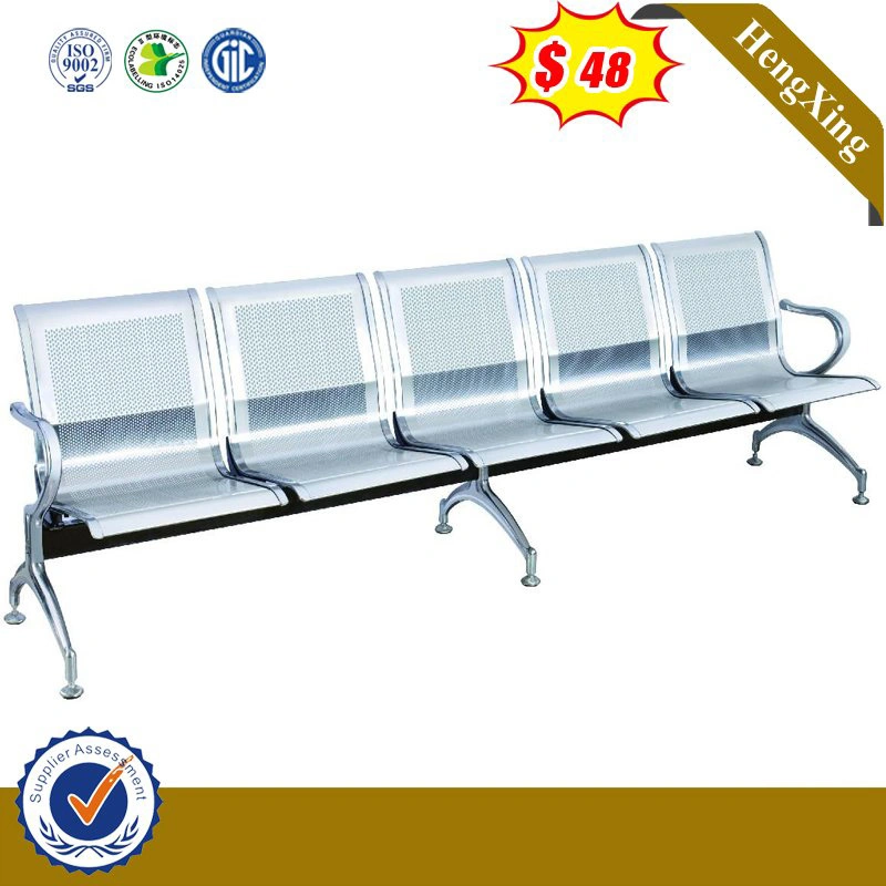 Hot Sell Hospital Waiting Chair Station Chair Stainless Steel Airport Chair Bank Row Seat