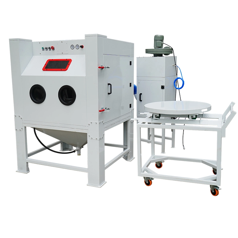 Alloy Wheel Sand Blasting Equipment, Dry Sandblasting Cabinet