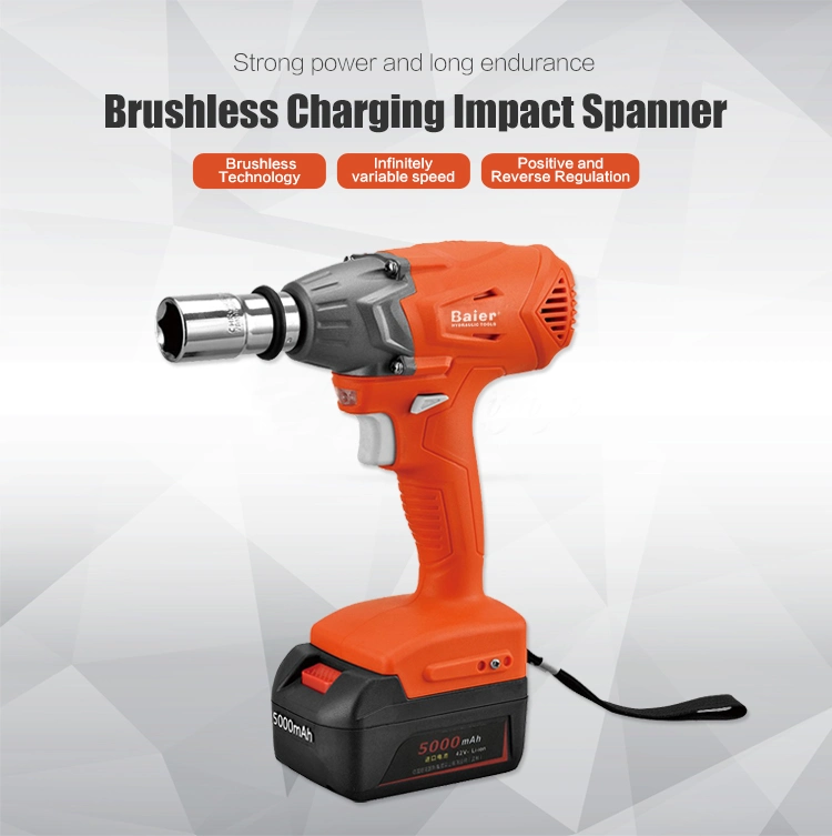 42V 1/2" High Torque 320nm Cordless Electric Impact Wrench 8200X