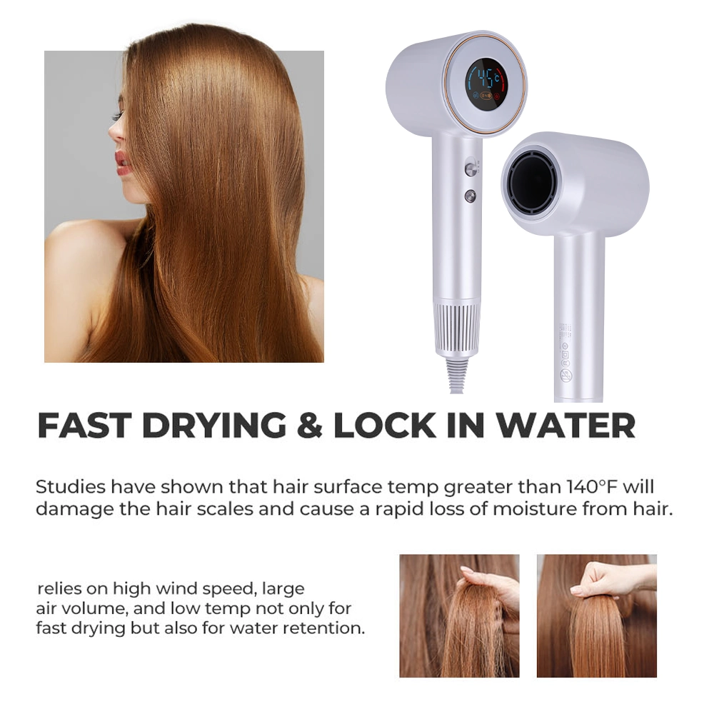 Brushless Hair Blow Dryer 110000 Rpm High Speed Electric BLDC Hair Dryer