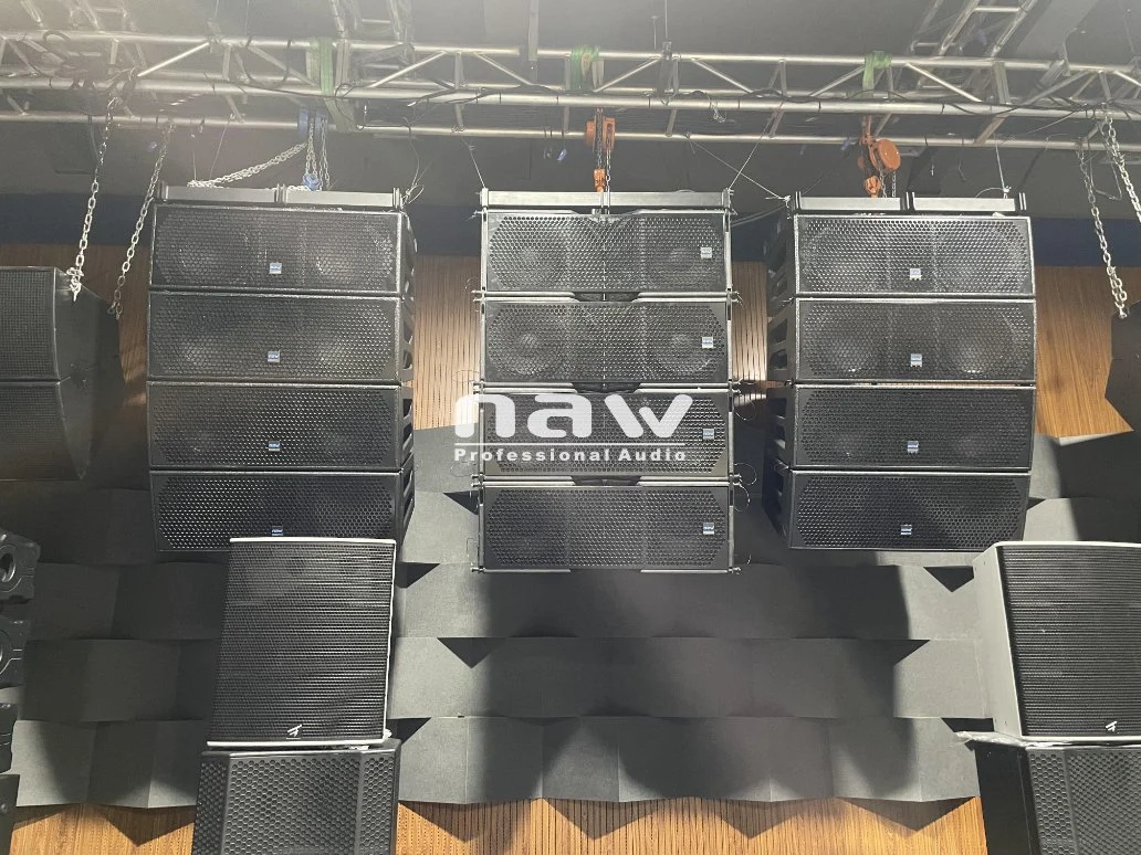 Professional 12 Inch Double Inch Outdoor Concert Hanging Speaker Line Array System Naw Audio