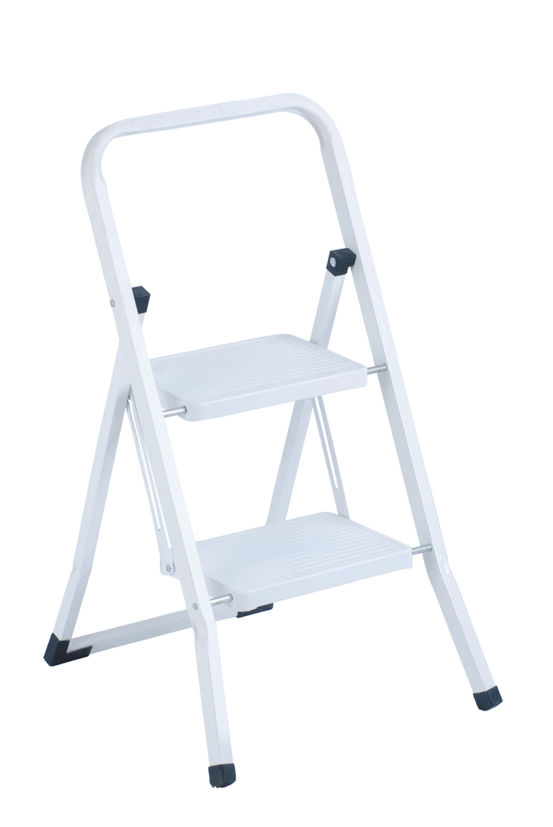 CE Approved Household Compact Lightweight Steel 4 Step Folding Ladder