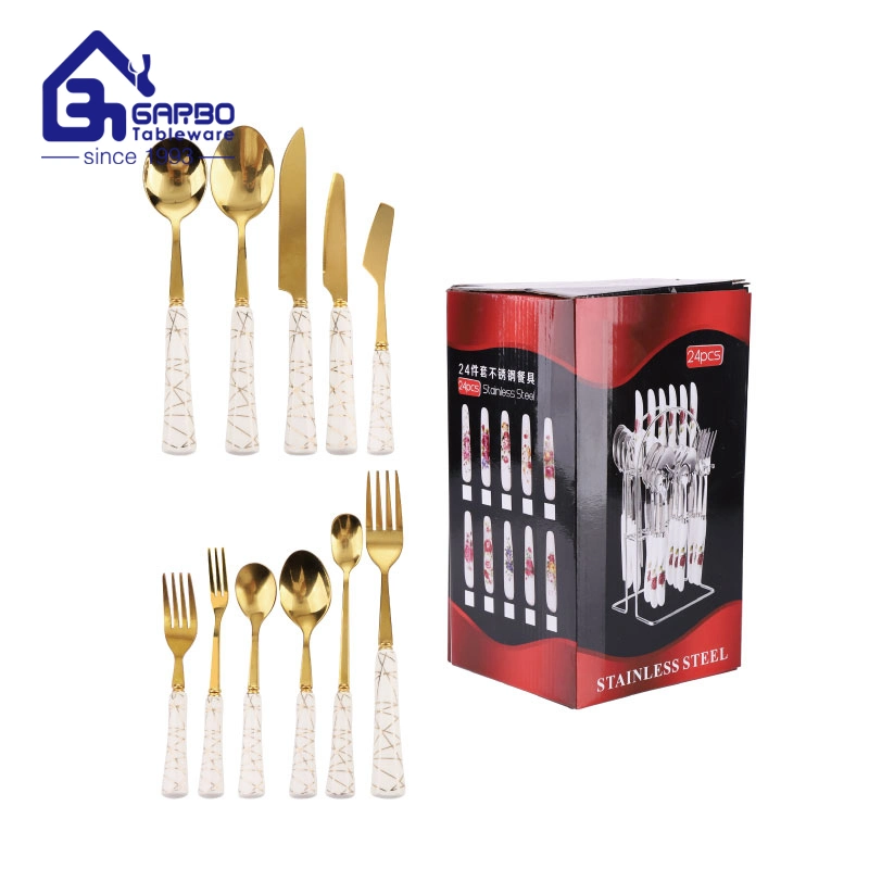 Cutlery Sets Stainless Steel Utensils Kitchenware Flatware Dinner Fork Dinnerware Food Knife for Home