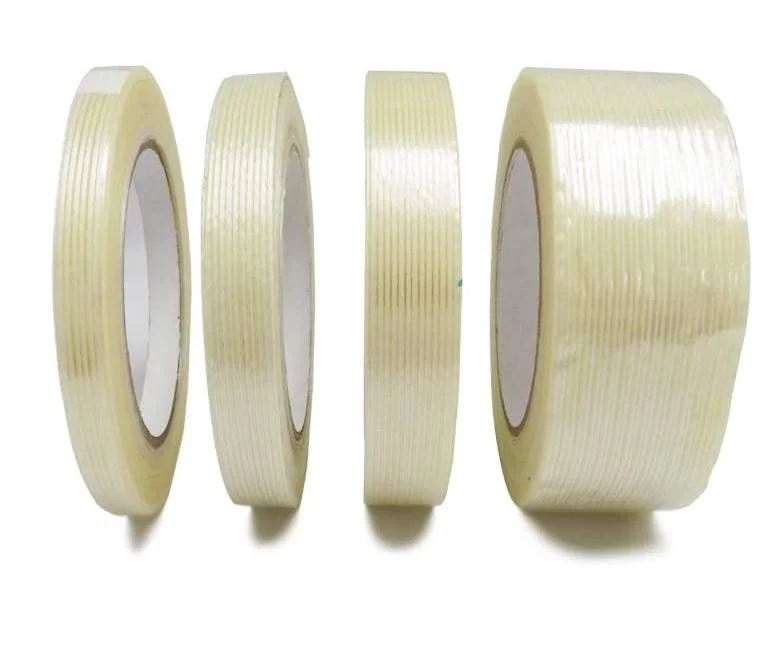 Heat Resistant 3m 893/897 Single Sided Fiber Shipping Clear Self Adhesive Strapping Reinforced Fiberglass Filament Tape