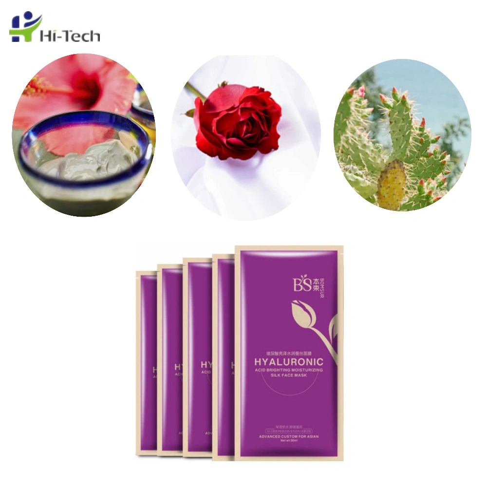 Skin Care Moisturizing Hyaluronic Acid Facial Sheet Mask for Face Care