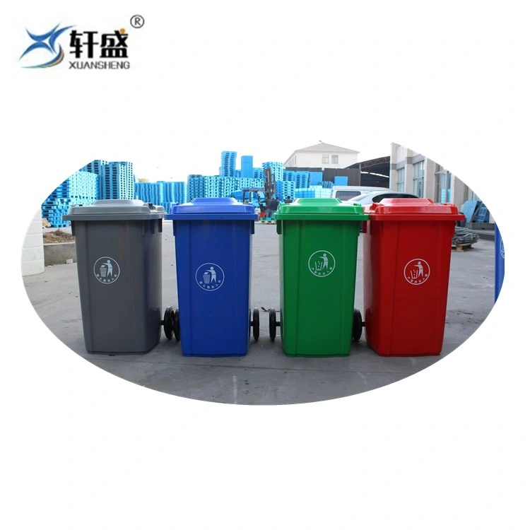 240L, 120L, 100L Eco-Friendly Feature Plastic Dustbin, Waste Dustbin with 2 Wheels