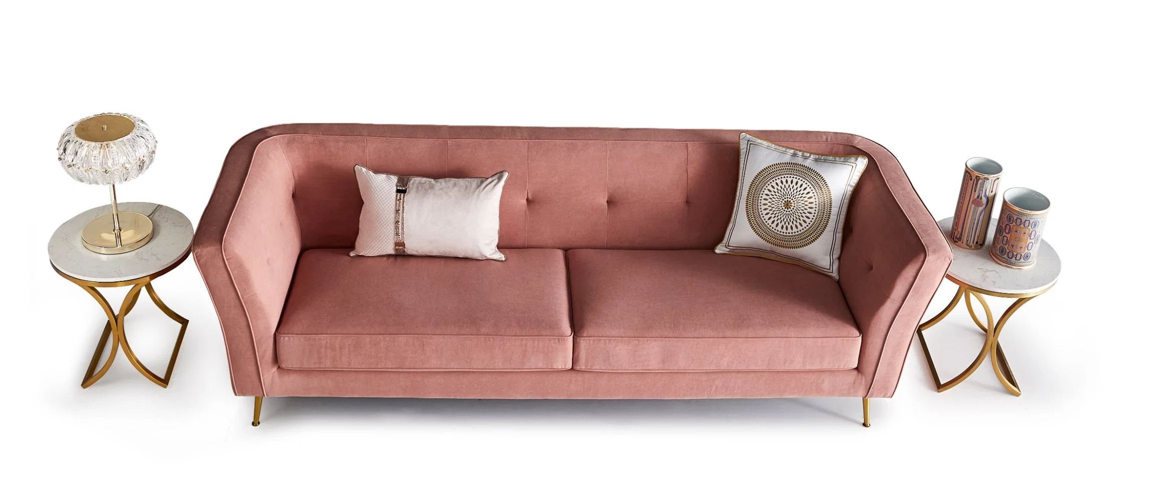 Chinesische Moderne Stoff Sofa Zhida Möbel Wohnzimmer Möbel