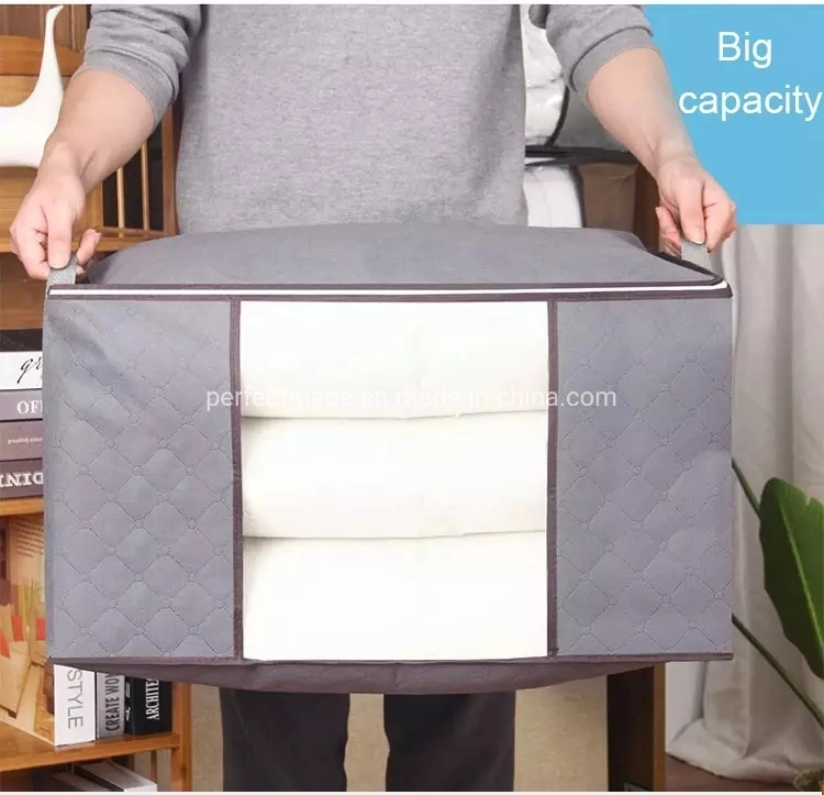 Folding Bag Clothes Blanket Bedding Storage Organizer Under Bed Storage Bag