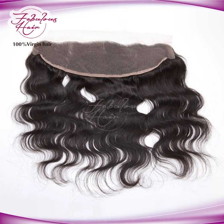 No emaranhado sem derramamento 13*4 Lace Corpo Frontal virgem da onda de cabelo humano