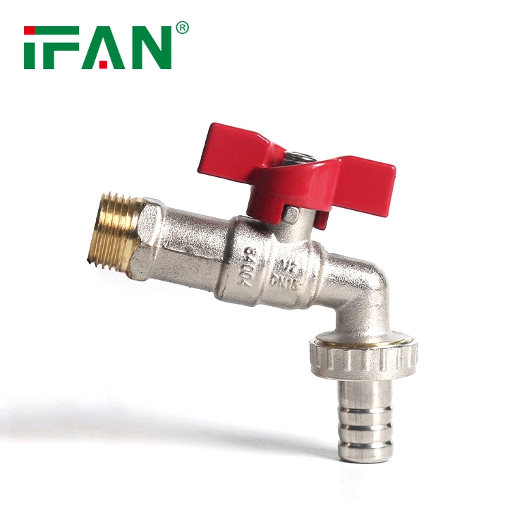 Ifan Hot Sale Brass Valve Plating Color Brass OEM ODM Bibcock Taps