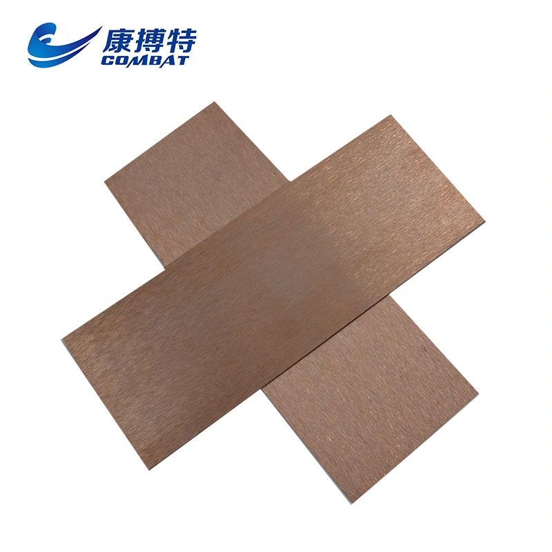 Wooden Box Packing W75cu25 Tungsten Copper Plate